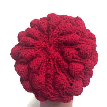 Strawberry stitch hat
