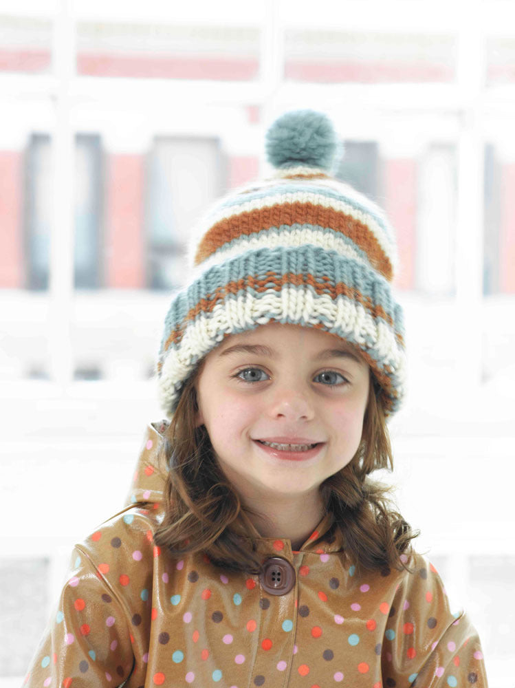 Greenwood Hat in Lion Brand Alpine Wool - 90176AD