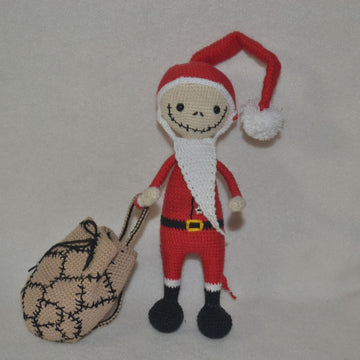 Jack Skellington Santa doll