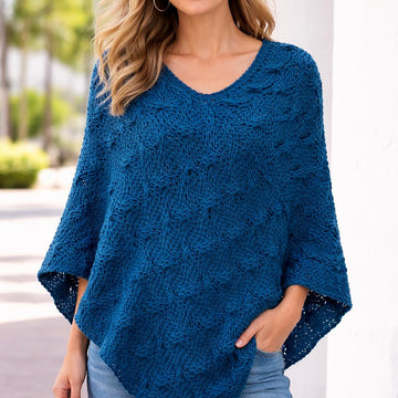 Deep Ocean Poncho