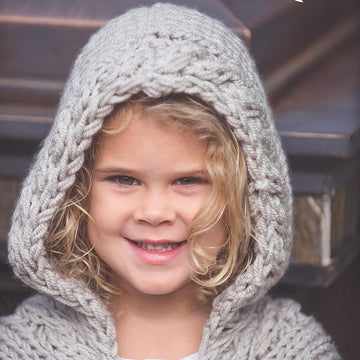 Nordic Winter Knit Cape
