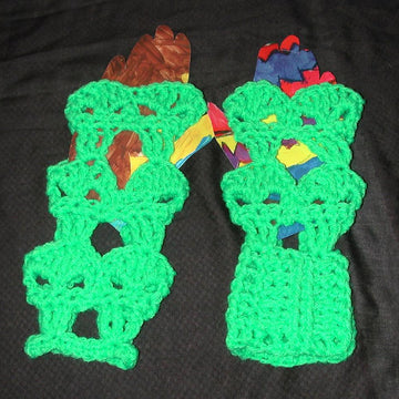 Alien Fingerless Gloves