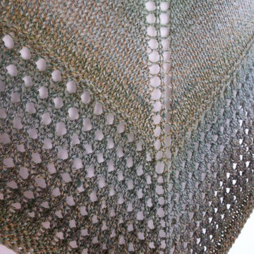 Beginners sock yarn shawl