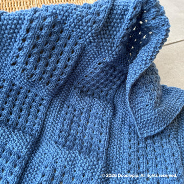 Cellular Baby Blanket