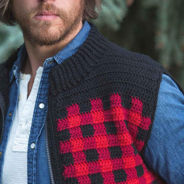 Men's Plaid vest