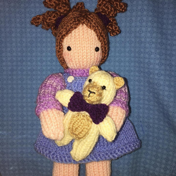 Molly the bookworm, and Bear