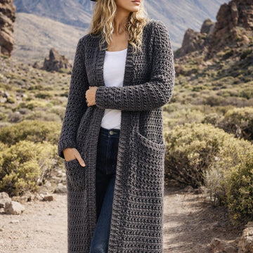 Volcanic Grace Long Cardigan