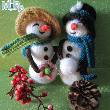 Stylish Snowmen Ornament