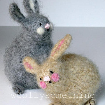 Woolly Felted Bunnies