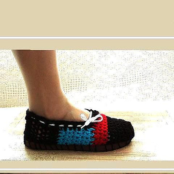 549 Crochet Espadrilles, sandals, booties, slippers, street shoes