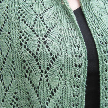 Ona Cable Lace Shawl
