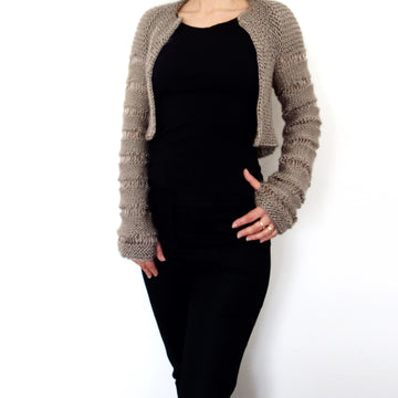 London Mist Cropped Cardi