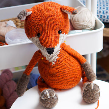Fox or Wolf Toy - Knitting Pattern
