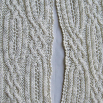 Blantrey Cable Lace Scarf