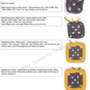 Santa Claus granny square
