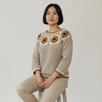 Sunflower Granny Sweater