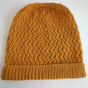 Chevron lace hat