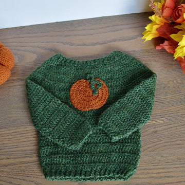 Fall Pumpkin Baby Pullover