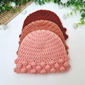 Bobble Stitch Baby Hat