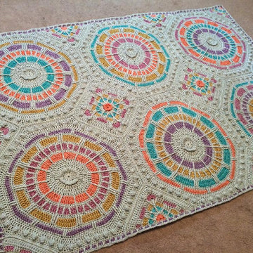 Summer Mosaic Afghan
