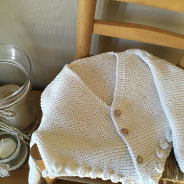 Drop front cardigan