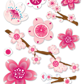 Sticko Dimensional Stickers - Cherry Blossom