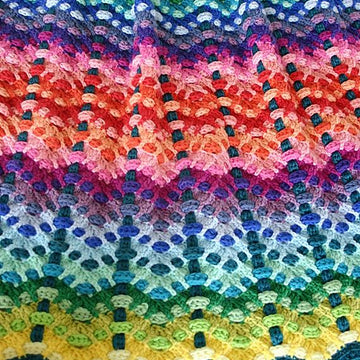 Chromatic Cobbles Blanket