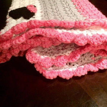 Chunky Minnie Mouse Afghan