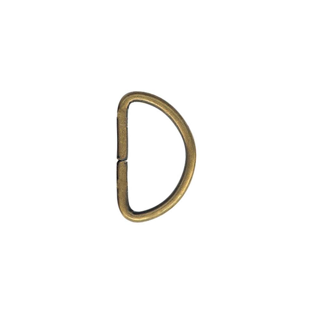 Elan D-Ring in Antique Gold