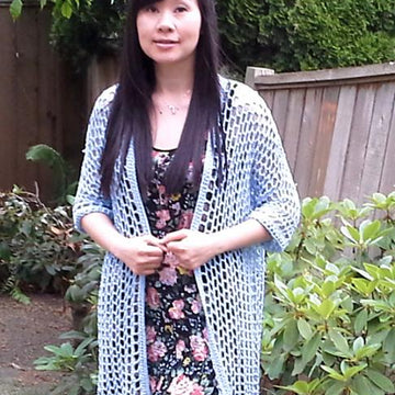 Honeycomb Mesh Crochet Summer Cardigan