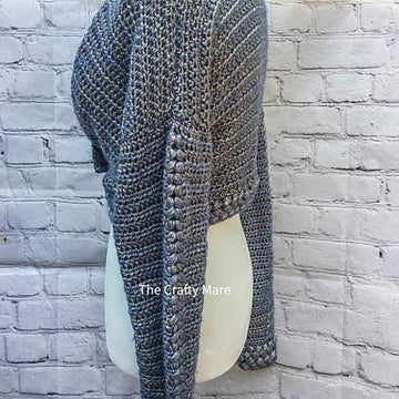 Metal Moto Cropped Cadigan