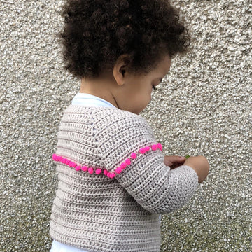 Pom Pom Cardigan