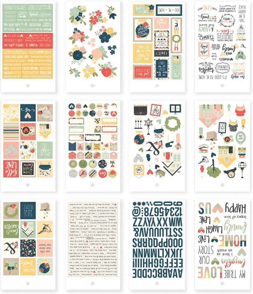 Simple Stories So Happy Together Mini Sticker Tablet 355/Pkg - 600484