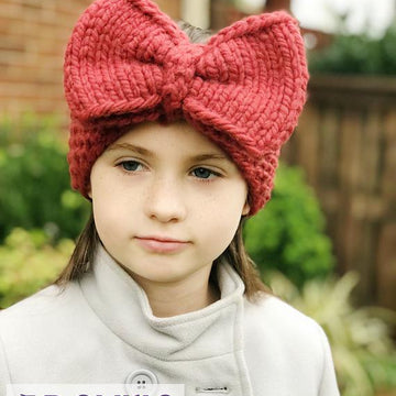Giant Bow Ear Warmer