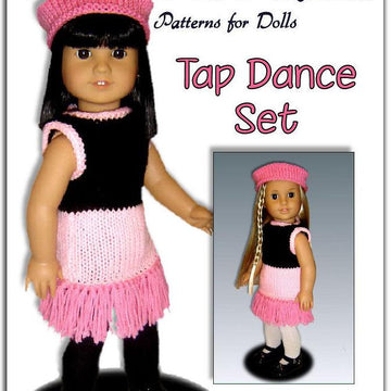 Knitting Patterns for doll clothes, Fit American girl Doll, 18 inch. 05