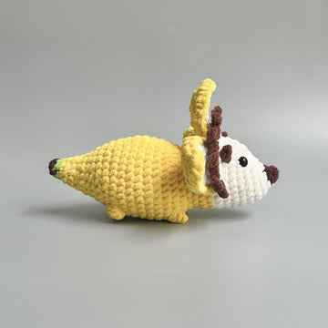 Bundle 4 in 1 No Sew Bananasaurus Crochet Pattern