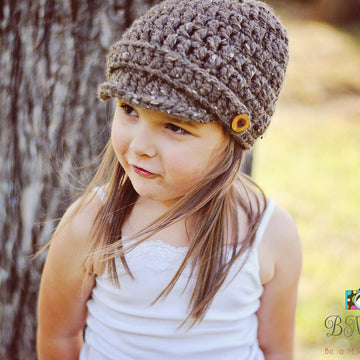 Basic Newsboy Hat/Pattern 001