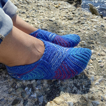 Slippers "Terlichki" (tunisian crochet)