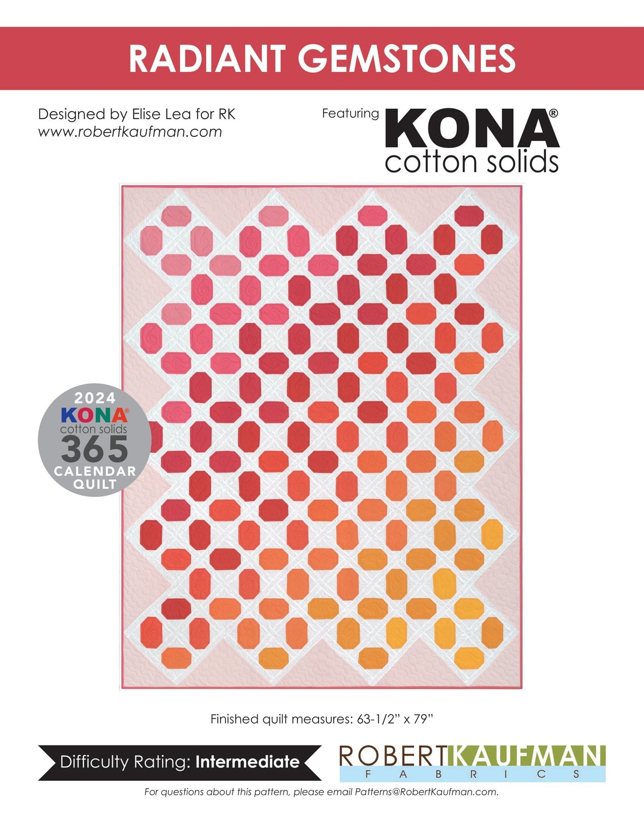 Robert Kaufman Radiant Gemstones - Downloadable PDF