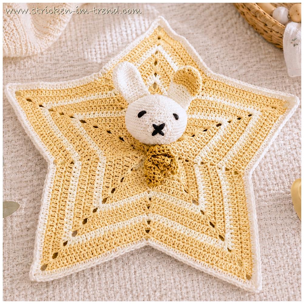 Crochet Pattern Bunny Lovey LORIS | Baby Security Blanket | Rabbit Comforter PDF