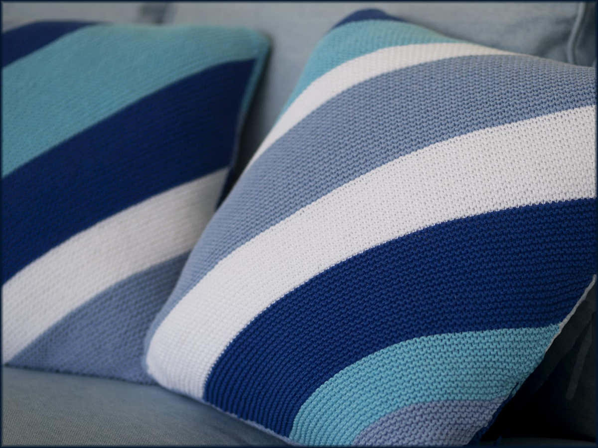 Derwent Cove Cushions Knitting Pattern