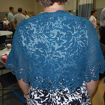 Intrigued with Beads Shawl