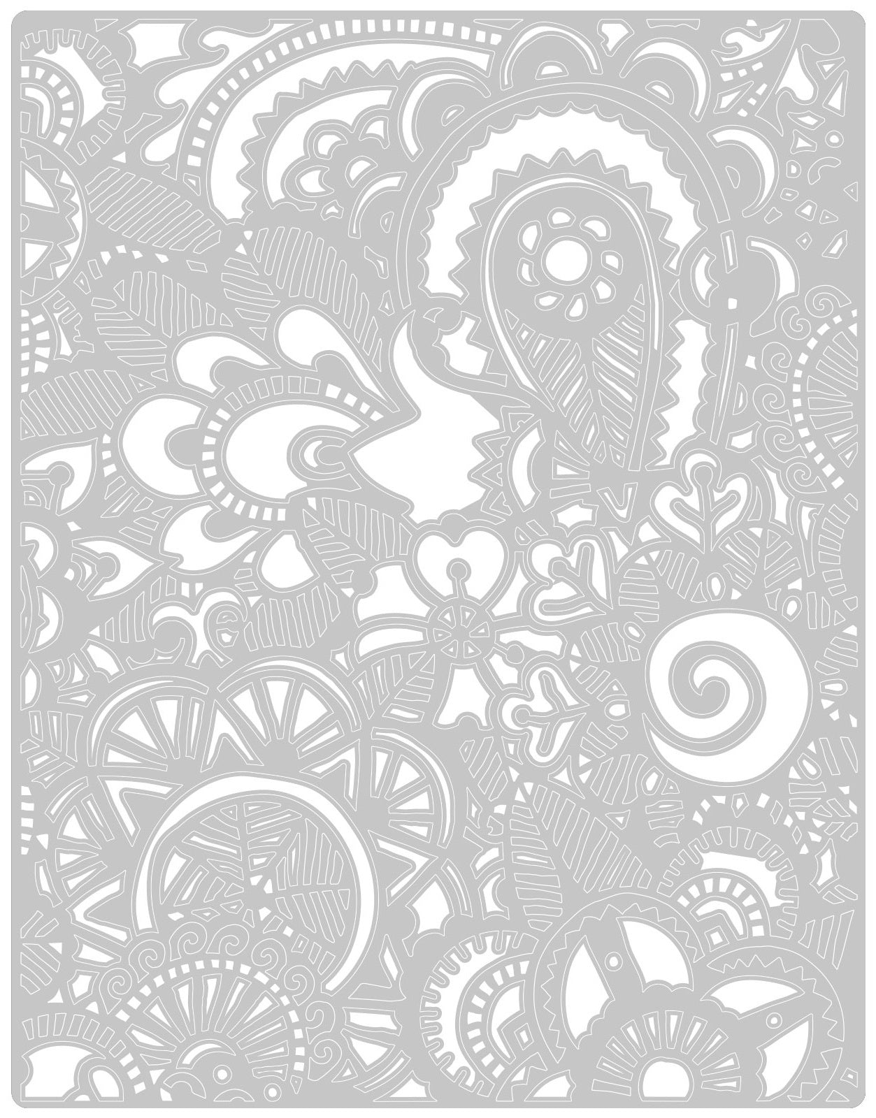 Sizzix Thinlits Die By Tim Holtz - Doodle Art #2