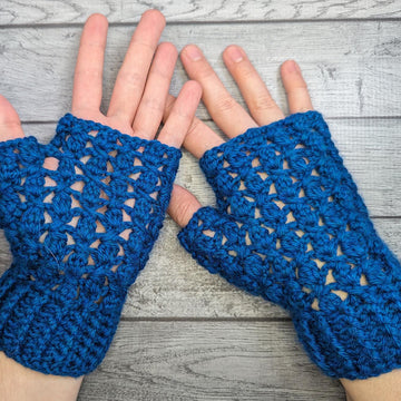 X's and O's Fingerless Gloves