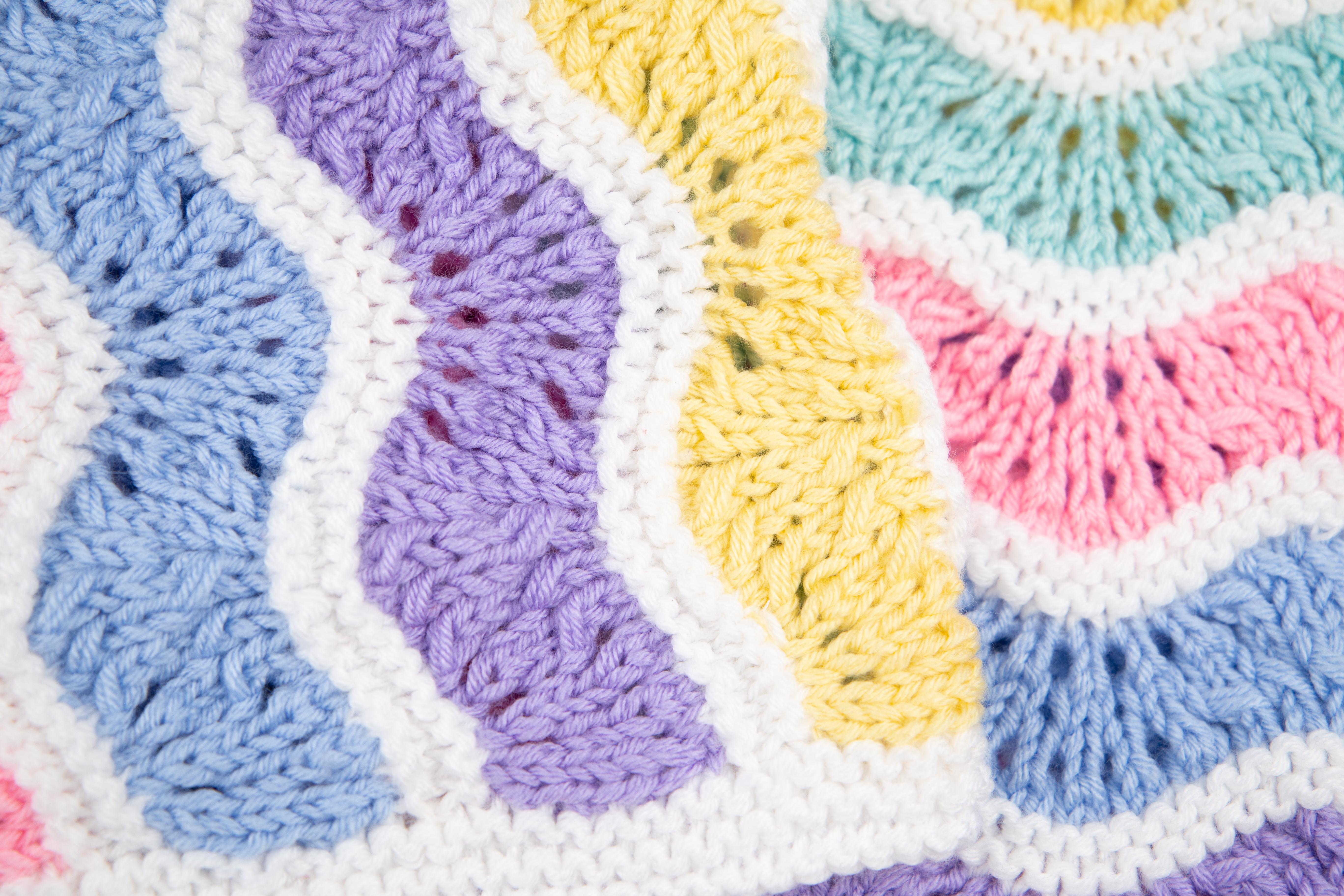 Ice cream ripple blanket