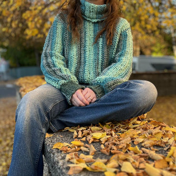Turtleneck Sweater "Malachite"