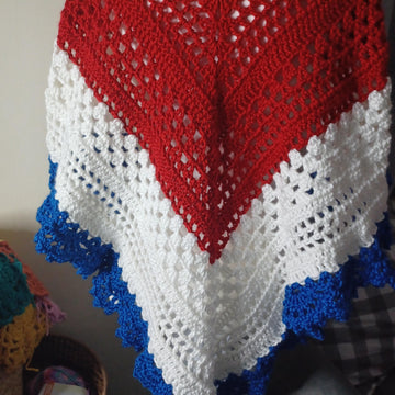 CROCHET PATTERN - The American Crochet Lace Shawl