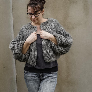 Grey sheep jacket