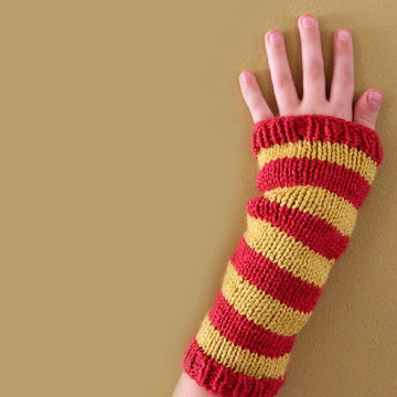 Striped Wristwarmers