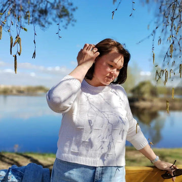 Parchment pullover